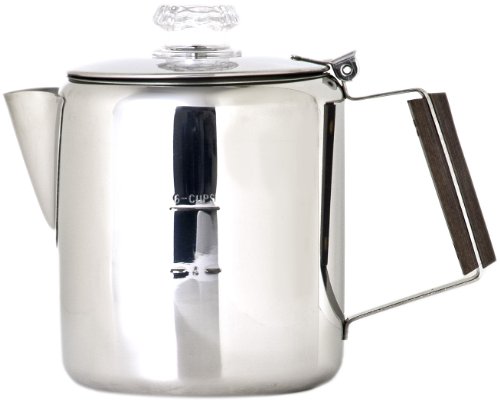 Chinook Timberline 6 Cup Stainless Steel Coffee Percolator 