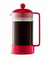 BODUM Brazil 8-Cup French Press Coffeemaker, 1-Liter, Red