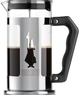 Bialetti 06700 3-Cup French Press Coffee Maker, Premium Stainless Steel, Silver