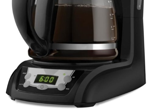 BLACK+DECKER DLX1050B 12-Cup Programmable Coffee Maker, Black