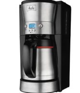 Melitta 10-Cup Coffee Maker with Vacuum Stainless Thermal Carafe (46894A)