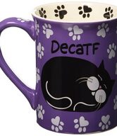 Enesco 4026111 Our Name Is Mud by Lorrie Veasey Catffeinated Mug, 4-1/2-Inch