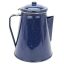 Stansport 8 Cup Percolator Enamel Coffee Pot with Basket