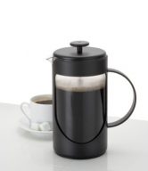 BonJour Coffee Unbreakable Plastic French Press, 33.8-Ounce, Ami-Matin(tm), Black