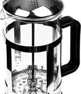 Professional French Press Coffee Maker - Stylish 34 Oz Stainless Steel & Glass French Press Coffee Press & Tea Maker 8 Cups