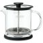 FORLIFE Cafe Style Glass Coffee/Tea Press, 16-Ounce, Black