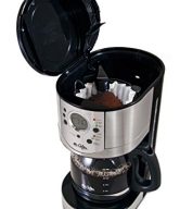 Mr. Coffee 12-Cup Programmable Coffee Maker with Brew Strength Selector, Brushed Chrome Accents, BVMC-CJX31-AM