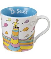 Vandor 17761 Dr. Seuss Oh The Places Ceramic Mug, 12-Ounce, Multicolored