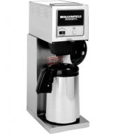 Bloomfield 8774-A Integrity Airpot Brewer, Pour-Over Option, Stainless Steel, 14 1/4" Depth, 8 3/4" Width, 25 1/4" Height